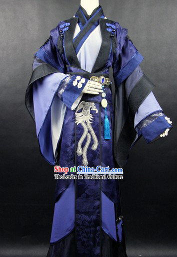 Ancient Chinese Legend Gong Fu Sifu Outfit for Men