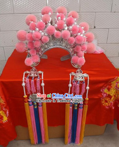 Pink Balls Phoenix Coronet for Women