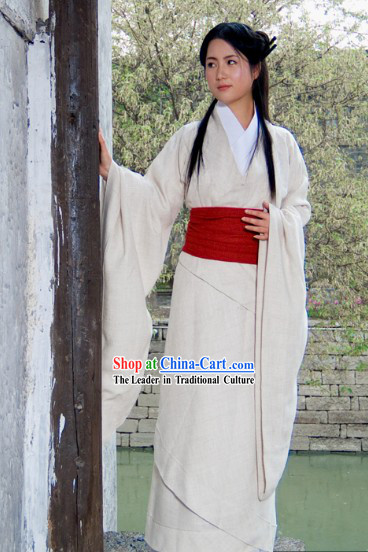Ancient Chinese Wide Sleeves Hanfu Clothing for Women