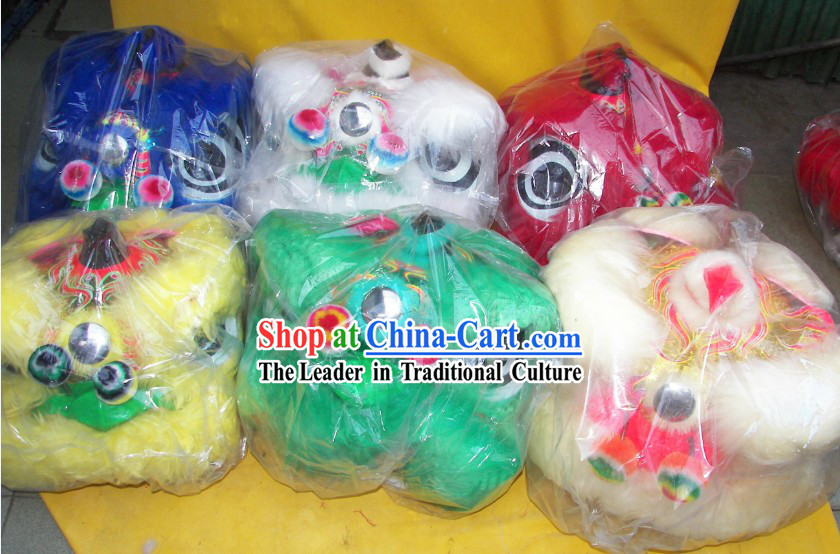 Six Sets Chinese New Year Parade Children Size Lion Dance Costumes