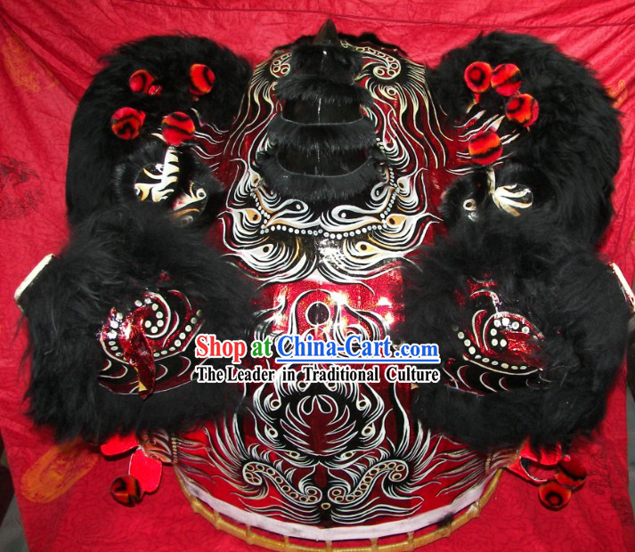 Top Quality Competition and Parade Chinese Lion Dance Costumes Complete Set