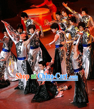 Chinese Folk Ethnic Dance Costumes for Men