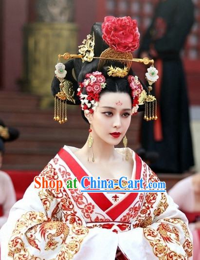 Chinese Tang Dynasty Female Emperor Wu Zetian Hair Accessories