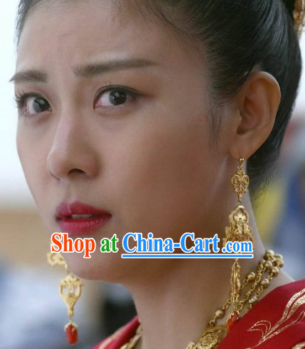 Ancient Korean Imperial Empress Earrings