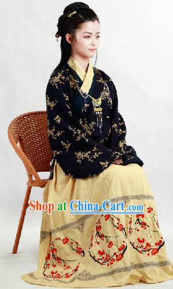 Ancient China Ming Blouse and Skirt Complete Set for Women