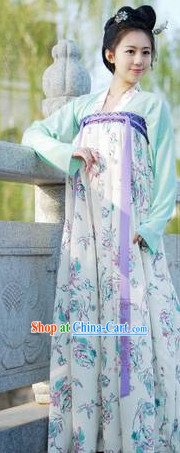 Ancient Chinese Traditional Tang Dynasty Clothes for Women