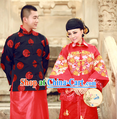 Traditional Brides and Bridegroom Wedding Dresses