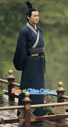 China Traditional Han Dynasty Hanfu Clothes for Men