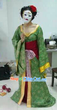 Gong Sun Ling Long Ancient Smart Women Costumes and Mask