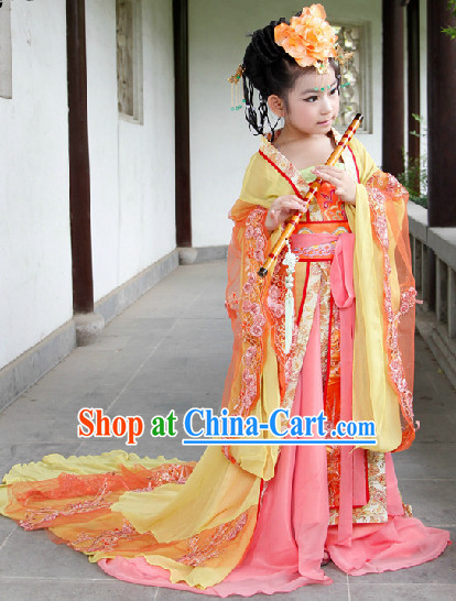 Ancient Palace Imperial Princess Costumes for Kids