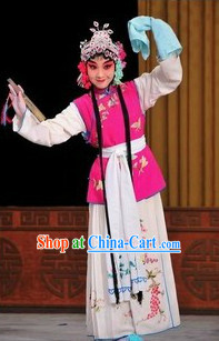 Hua Dan Stage Opera Costumes Complete Set for Kids