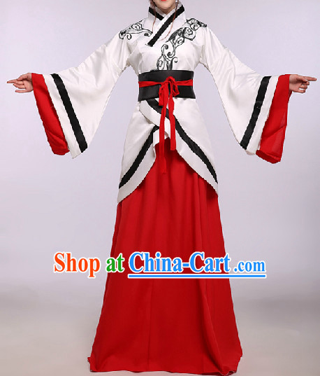 Ancient Chinese National Folk Costumes for Ladies