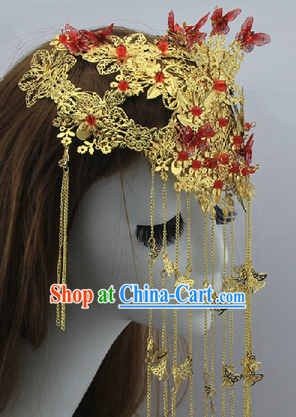 Chinese Traditional Butterfly Phoenix Crown