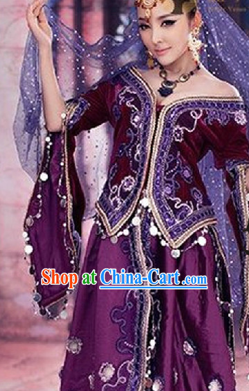 Xinjiang Dance Recital Costumes for Competition