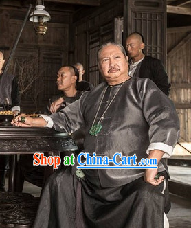 Chinese Kung Fu Master Big Boss Traditional Costumes