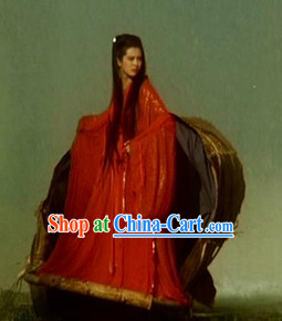 Red Chinese Traditional Wedding Dresses Complete Set for Women