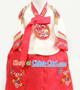 Korean Traditional Hanbok for Sisters from 1 Year Old to 15 Years Old