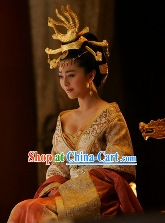 Ancient Four Beauties Yang Guifei Costumes and Wig Complete Set