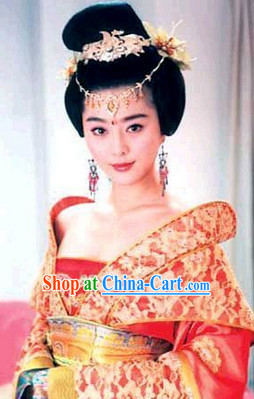 Yang Yuhuan Hair Accessories and Wig