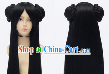 Ancient Chinese Doll Style Long Wig