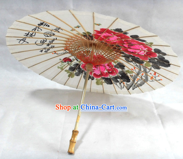 Traditional Chinese Hands Painted Umbrella