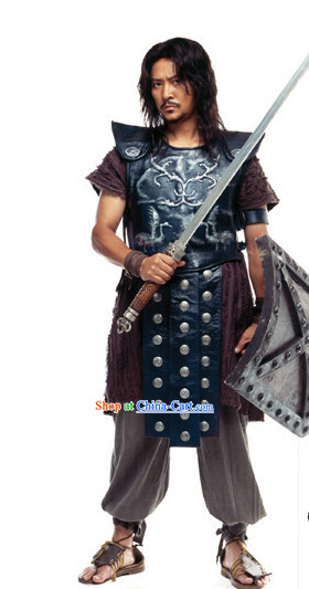 Ancient Korean Knight Armor Costumes Complete Set for Men