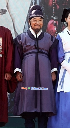 Korean Traditional Top Official Clothes and Hat