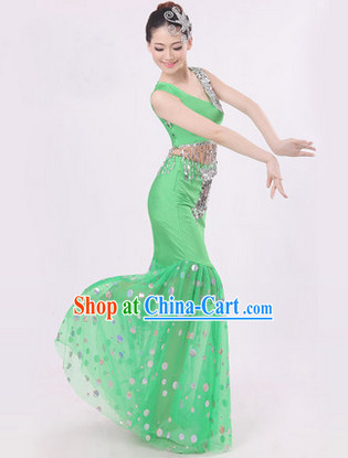 Thailand Peacock Dance Costumes for Women