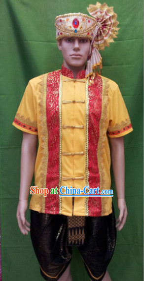 Southeast Asia Traditional Thailand Dancewear for Men