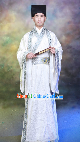 Chinese Traditional Clothes and Hat for Men
