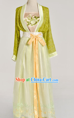 Chinese Black Han Fu Clothes for Women