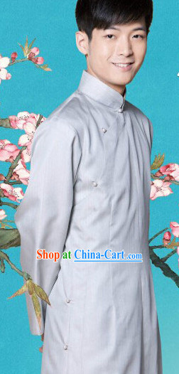 Traditional Chinese Mandarin Embroidered Robes for Men