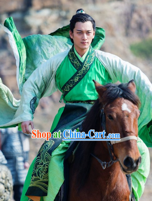 Ancient Chinese Horseman Costumes Complete Set