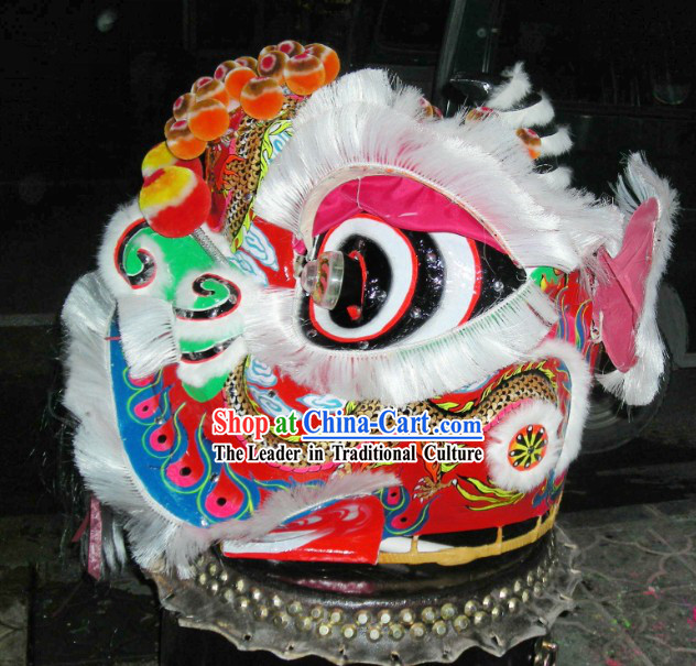 Hand Painted Dragon Fut San Lion Dance Costumes Complete Set