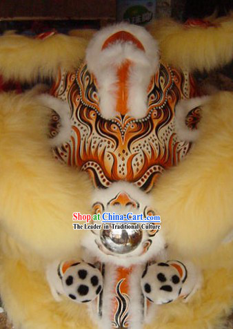 Supreme Long Wool Lion Dance Costumes Complete Set