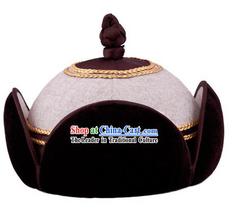 Traditional Chinese Handmade Mongolian Princess Hat for Women