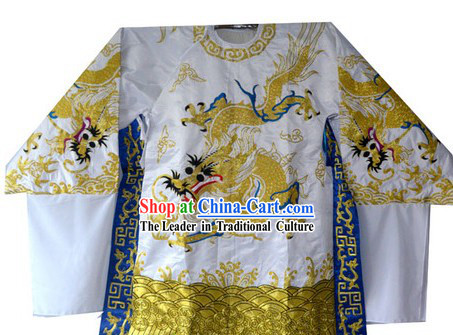 Traditional Chinese Embroidered Dragon Robe