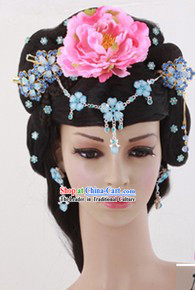 Traditional Chinese Royal Princess Long Wig and Hairpieces