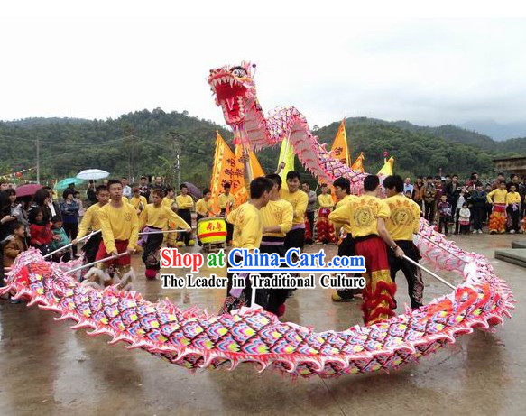 Standard Chinese Luminous Dragon Dance Costume Full Set