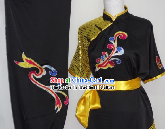 Natural and Flowing Style Martial Arts Competition Championship Uniform Complete Set