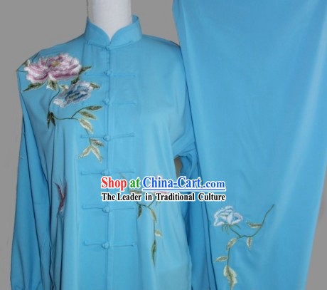 Kung Fu Uniform  Traditional Style Silk Long Sleeve