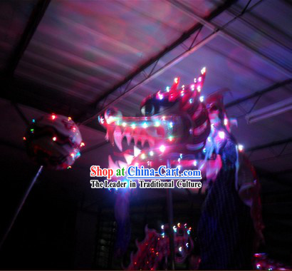 LED Lights Dragon Dance Costumes Complete Set
