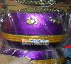 Handmade 22 Inches Purple Lion Dance Drum