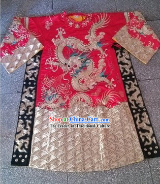 Traditional Chinese Beijing Opera Dragon Embroidery Stage Performance Costumes