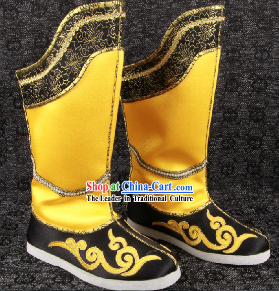 Ancient Chinese Style Handmade Emperor Hanfu Boots