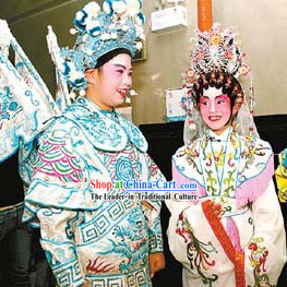 Traditional Chinese Opera Qing Yi and Wu Sheng Costumes