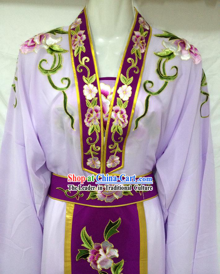 Traditional Chinese Purple Hua Dan Clothes