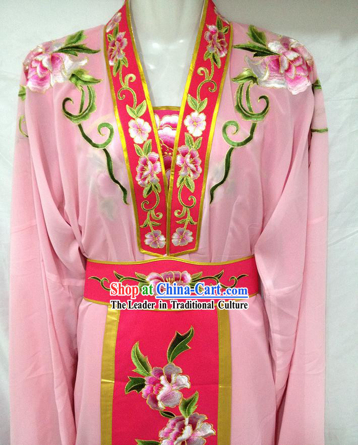 Ancient Chinese Pink Female Dresses
