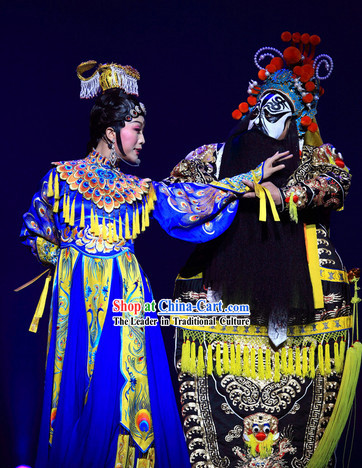 Ancient Chinese Yu Ji Empress Stage Performance Dresses