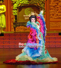 Tang Dynasty Empress Clothes and Headwear Complete Set